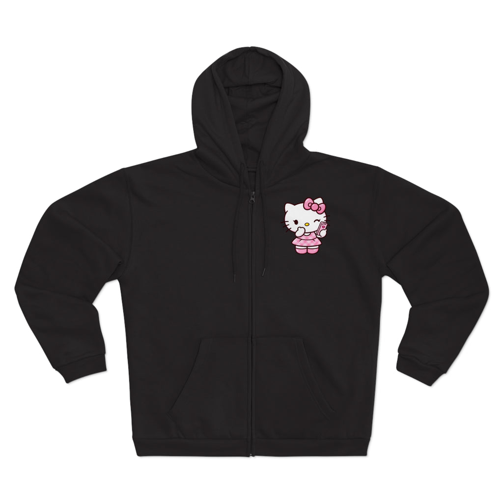 CuteHello kitty Zip Hoodie